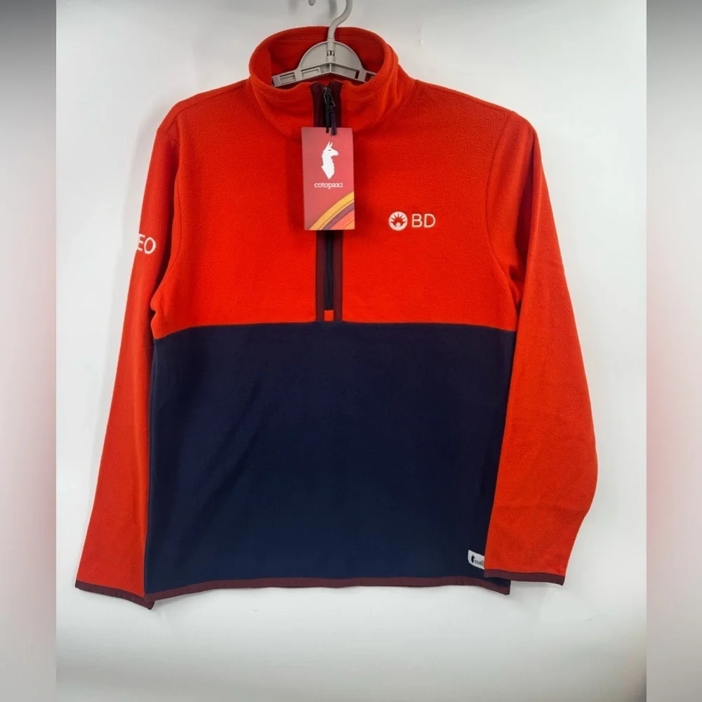 Cotopaxi Amado Fleece Jacket Half Zip Pullover Men’s M Colorblock Logo NWT